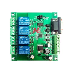 Modbus RTU 4 Channel Relay Switch module RS232/TTL UART Interface DC 7V~24V