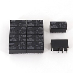 10Pcs Omron G5V-2 DC5V DPDT 8Pin PCB Mount Low-cost Signal Relay