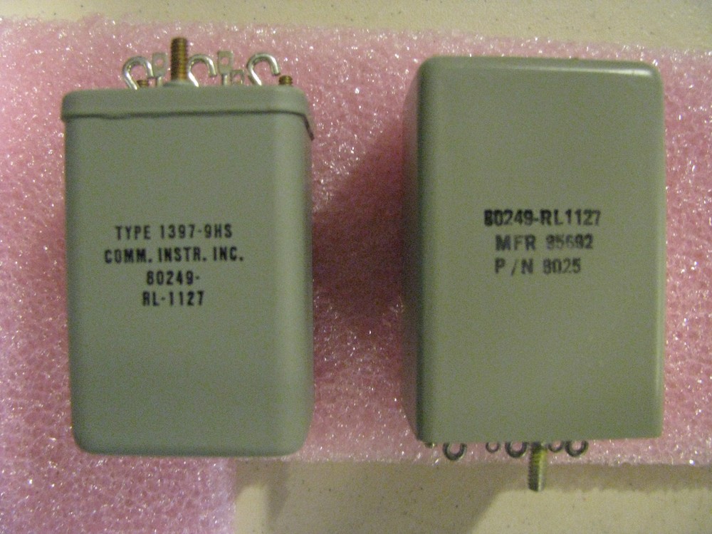 COMMUNICATION INSTRUMENTS / EDO / ARTISAN P/N: RL-1127 NSN: 5945-00-081-7361