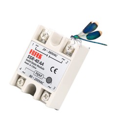 Single Phase Solid State Relay Module AC- AC SSR 10AA- 100AA AC24-380V AC80-250V