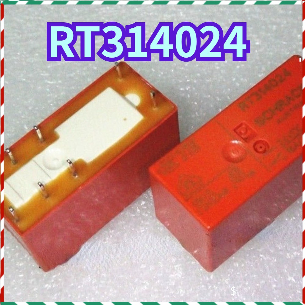 10pcs New RT314024 24V 8Pins Relay 16A 250VAC