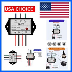 DC12V 10A Forward and Reverse Relay Module,LED Indicator Plug-and-Play | for …