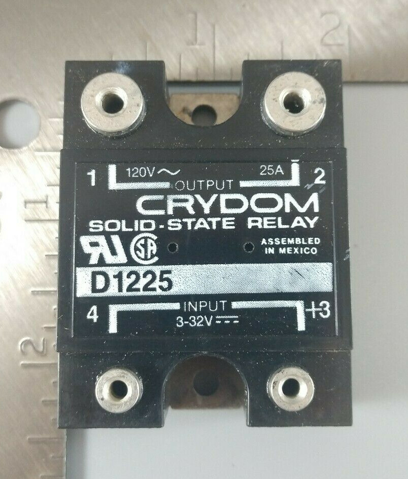 CRYDOM D1225 SOLID STATE RELAY D-1225