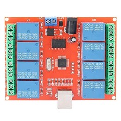 8 Channel USB Relay Controller Module 12V Smart Switch for Automation Control