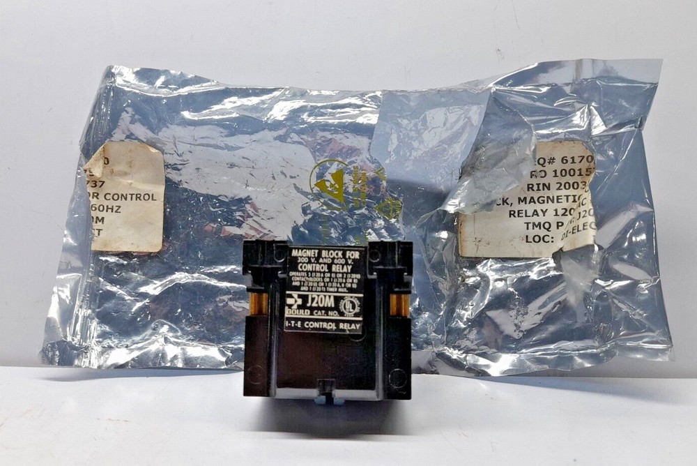 Gould ITE Control Relay J20M Magnet Block For 300V And 600V Control Relay