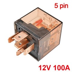 12V/24V Waterproof Car Relay 80A/100A 4/5 Pin SPDT with Socket Automotive Relay