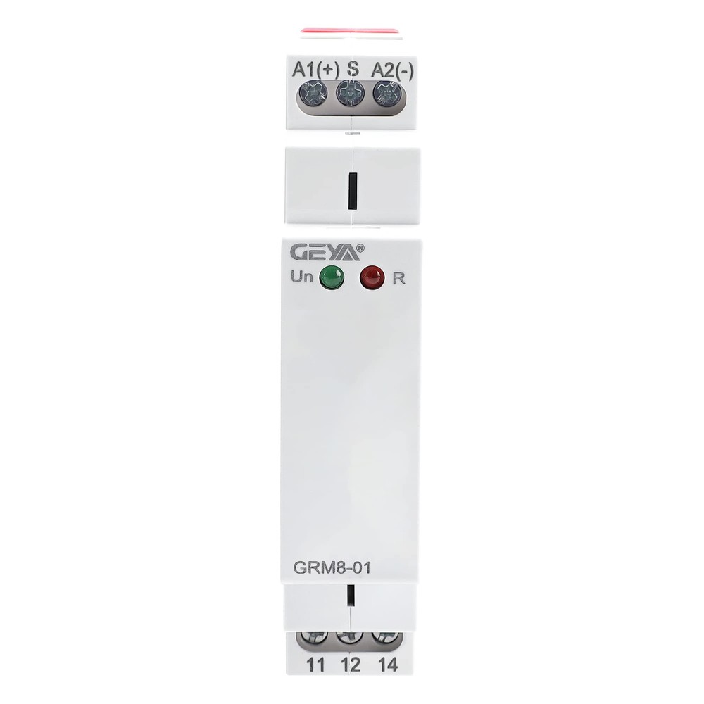 GRM802 Electronic Latching Memory Impulse Relay SPDT 16A AC/DC 12V~240V DIN