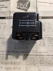 Essex/RBM Motor Starter Relay, Type 12800, PN 128117-5475C, NOS.