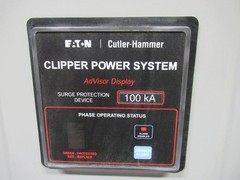 EATON TRANSIENT VOLTAGE SURGE SUPPRESSOR CPS100240HAK 100 KA 240 V 30 AMP