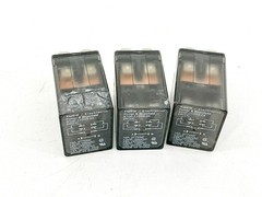 New Lot of 3 Tyco Potter & Brumfiel K10P-11D15-24 Relay 24VDC 10A 1/2HP – No Box