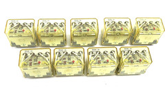 IDEC. RH4B-ULDC48V SOCKET MOUNTED POWER RELAY PLUG IN 4PDT 10A 48VDC – LOT OF 9