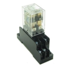 10 x DC24V Coil Power Relay 12A AC240V/DC28V 8 Pin + Din Rail Socket Wholesale