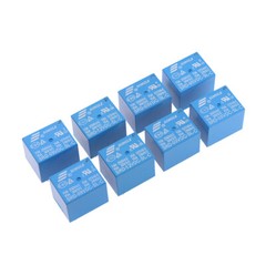 1/5/10Pcs Blue Mini Power Relays SRD-03V/05V/12V/24VDC-SL-A -SL-C 4Pin/5Pin 10A