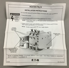 Lot of 9 Eaton H2002B-3 Freedom Series Heater Pack, 0.375-0.607A (B138)