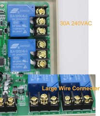 4G Gsm Remote Relay Switch 12V 2-Channel 30A At&T T-Mobile Kt-G3-A