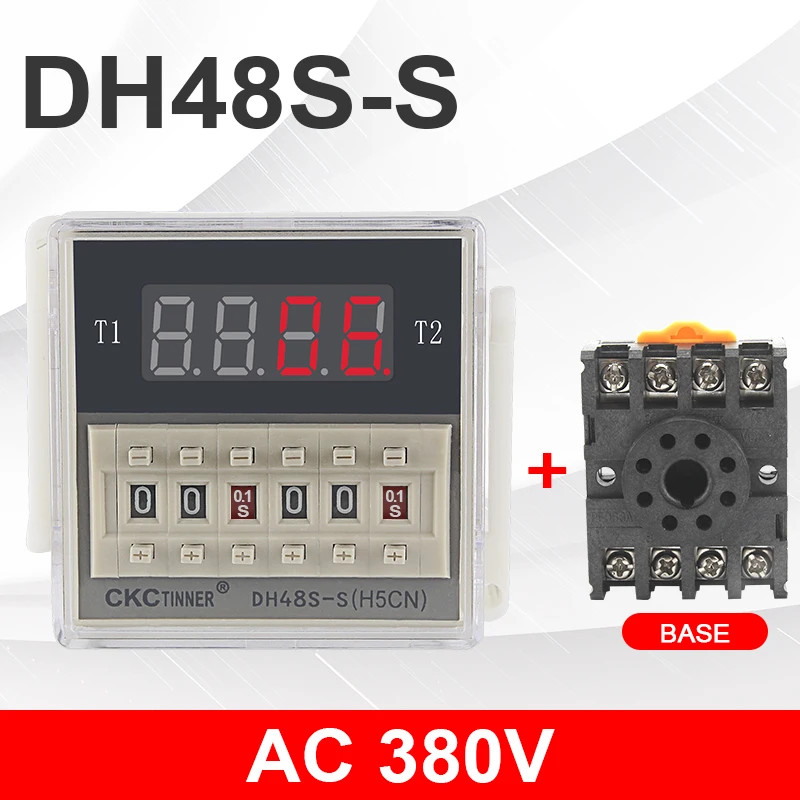 Digital LED Programmable Switch Timer Relay 0.1S-99H AC DC 12 24 110 220 380V