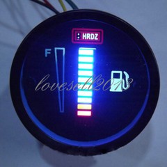 Universal Car 2″ 52mm Fuel Level Meter Gauge Motorcycle LED Digital Display