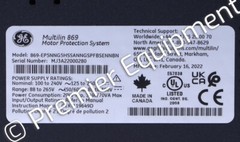 NIB GE MULTILIN 869 MOTOR PROTECTION SYSTEM