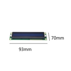 1601A 16PIN 16×1 LCD Module with KS0066 Driver IC 99.0×13.0mm Display Area