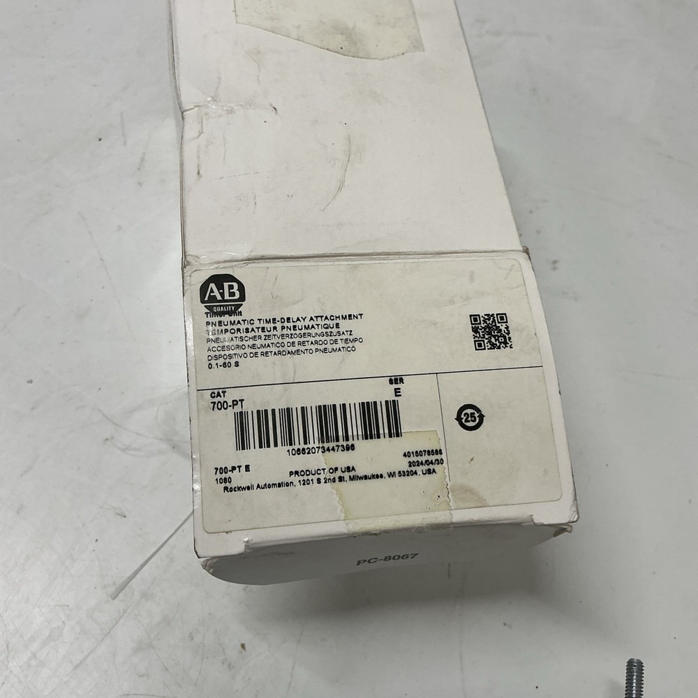 Allen Bradley 700-PT SER E Relay Control Z-899