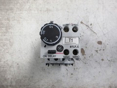 GE Timing Relay BTLF30C / RL4RA022T 24V Coil Range: 0.1-30 sec Used