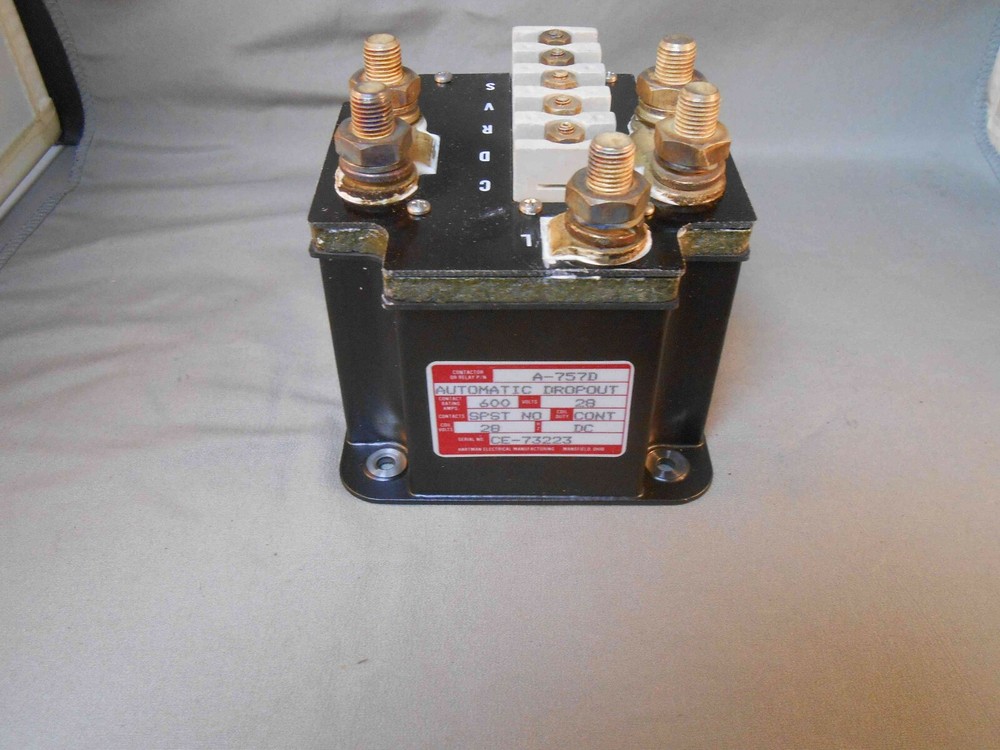 A-757D HARTMAN RELAY NEW OLD STOCK