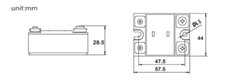 GOLD single-phase solid-state relay SAP4825D 40-480V 3-32VDC 25A DCcontrolled AC