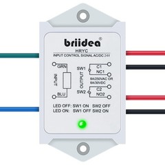 Power Relay Module 24V AC/DC DPST 8A 1NO 1NC Wired Screw Mount