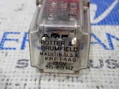 AMF Potter Brumfield KRP14AG Cube Relay 120V 11 pin lot of 2