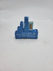 Finder 40.52 Relay Plug-In 8-Pin 8A 250V Coil 24VDC w/ 95.05 Socket Base 10 Amp