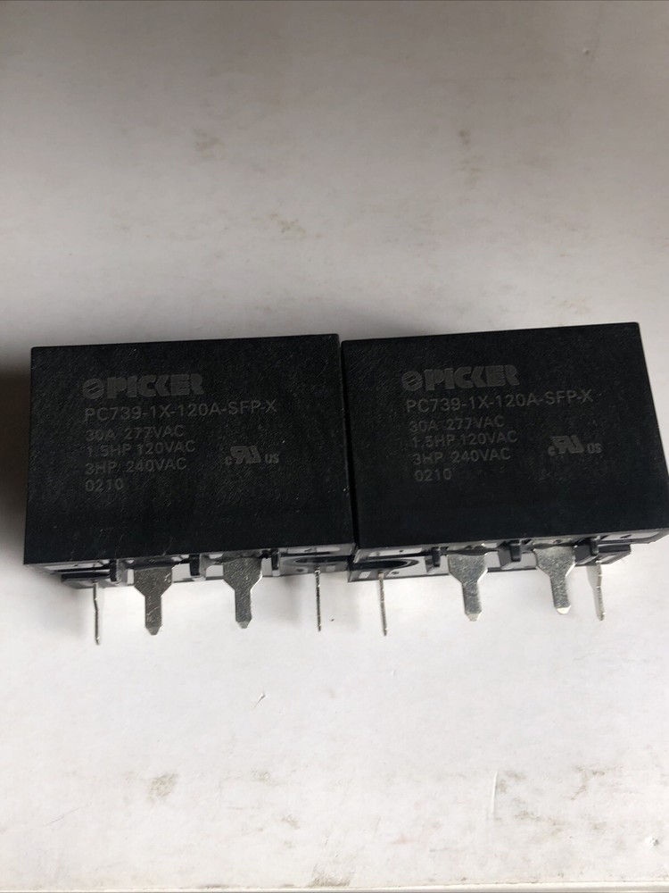 2 Pack Picker PC739-1X-120A-SFP-X Relay 30A, 277VAC,1.5HP,