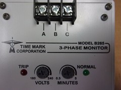 Time Mark B265 Industrial Control 3 Phase Power Monitor 208/240V