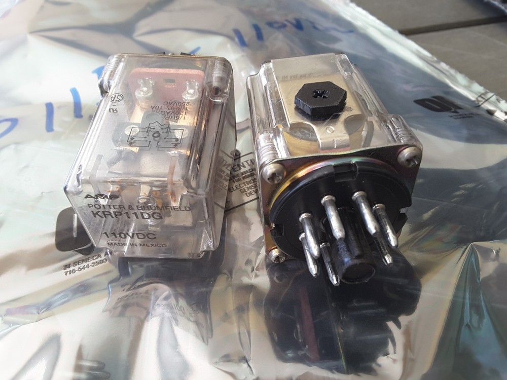 (2) KRP-11DG-110 POTTER & BRUMFIELD AMF TE 110VDC RELAY NEW NOS RARE SALE $24