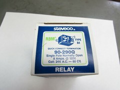 Steveco 90-290Q RBM Type 84 Relay NIB