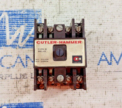 Cutler Hammer Type M Relay D26MB 10 Amp 600V 100/120V Coil