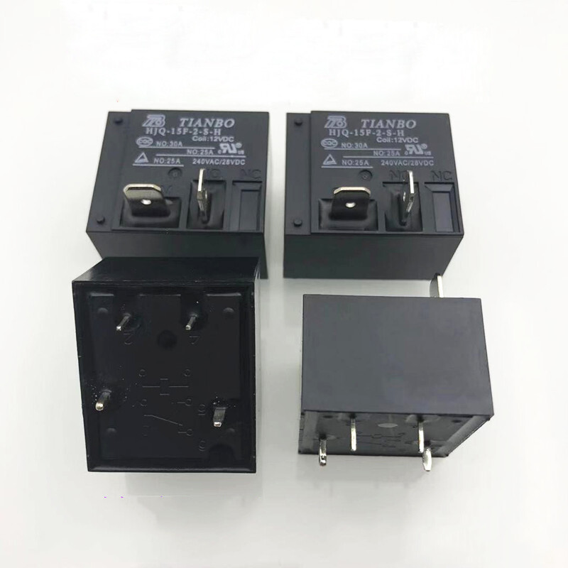 1pc TIANBO HJQ-15F-2-S-H-12VDC Power Relay 4Pin 25A 240VAC