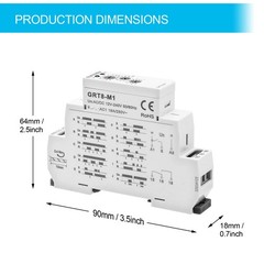Relay 12V Timer Delay Off Trigger 10 Function XSSJM1AC/DC12V240V Mount