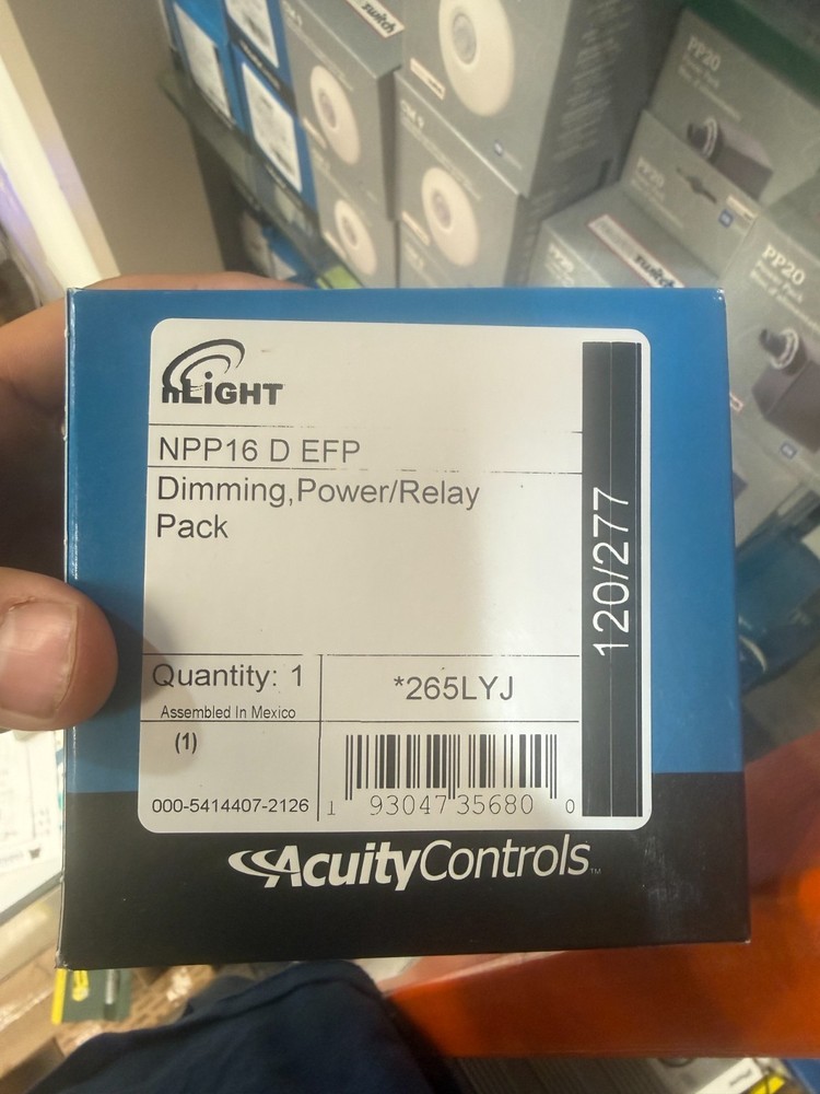 NEW LITHONIA nLIGHT NPP16 D EFP 16A 0-10V DIMMING POWER RELAY PACK 120/277V AC