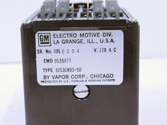 GE Electro Motive Div Resynchronizing Relay EMD 9535877 type 37530893-50 120VAC
