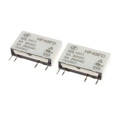 100Pcs Relay DIP4 HF49FD-005-1H11T HF49FD-012-1H11T HF49FD-024-1H11T 5V 12V 24V