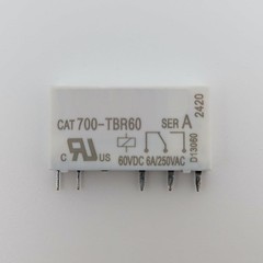 CAT 700-TBR60 60VDC, 6A 250VAC, 5Pin Power Relay(Pack of 2) | Relay, 60V, CAT700
