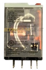 Eaton D2RF4T Ice Cube Relay, 6 Amp, 24 Vac Coil, 14-Blade Terminal, 4PDT