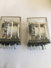 2 New NTE Electronics R12-11D5-24 RELAY5AMP 240VAC/ 28VDC PLUG-IN/SOLDER TERM.