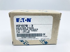 Box of 3 EATON H2107B-3 Freedom NEMA Heater Pack Coil 2.30-3.77A Class-10