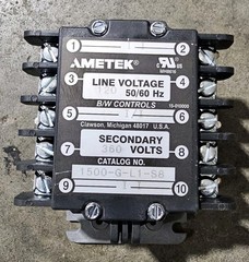 Ametek BW ControlsB/W Controls 1500-G-L1-S8 Liquid Level Control Relay