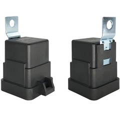 4-pin 80/60AMP 12VDC Waterproof Relay with Harness Kit, Heavy Duty 12 AWG Tinned