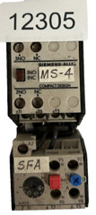 Siemens 3TB4012-0A Contactor w/ Relay 3UA5000-1A, 9A 600VAC