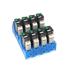 (Lot of 8) Finder Type 94.04 w/ RXM4AB2BD Relay & 99.02.9.024.99 EMC Suppression