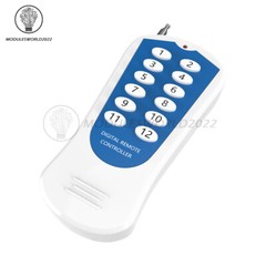 12V 10A Relay 12CH Wireless Programable RF Remote Control Transmitter + Receiver