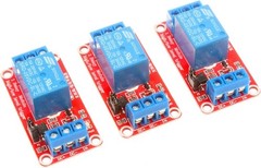 1 Channel RelayModule Isolated Optocoupler 5V 12V 24V High Low Level Size: 5V